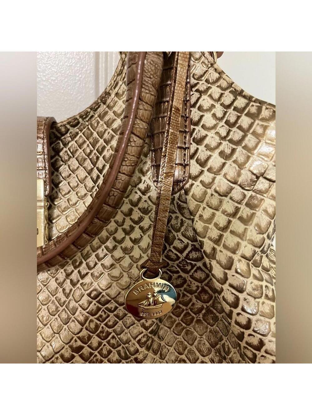 Brahmin, The Elisa Java Collection, Java Latte Purse - Picture 3 of 15